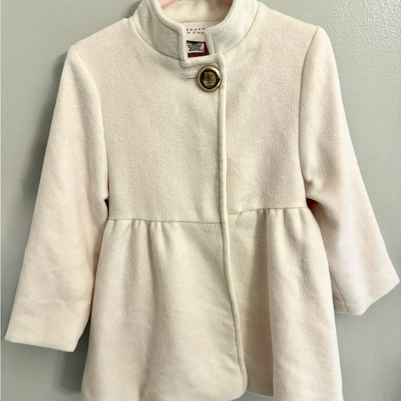 Beaufort Bonnet Company Pea Coat Girl’s 3T Palmetto Pearl Pink Lined Snap Close - Picture 7 of 7